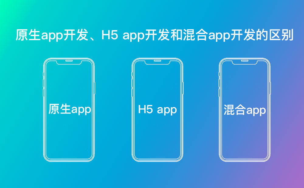 原生app開發模式的區別 原生app開發、H5-app開發與混合app開發的區別